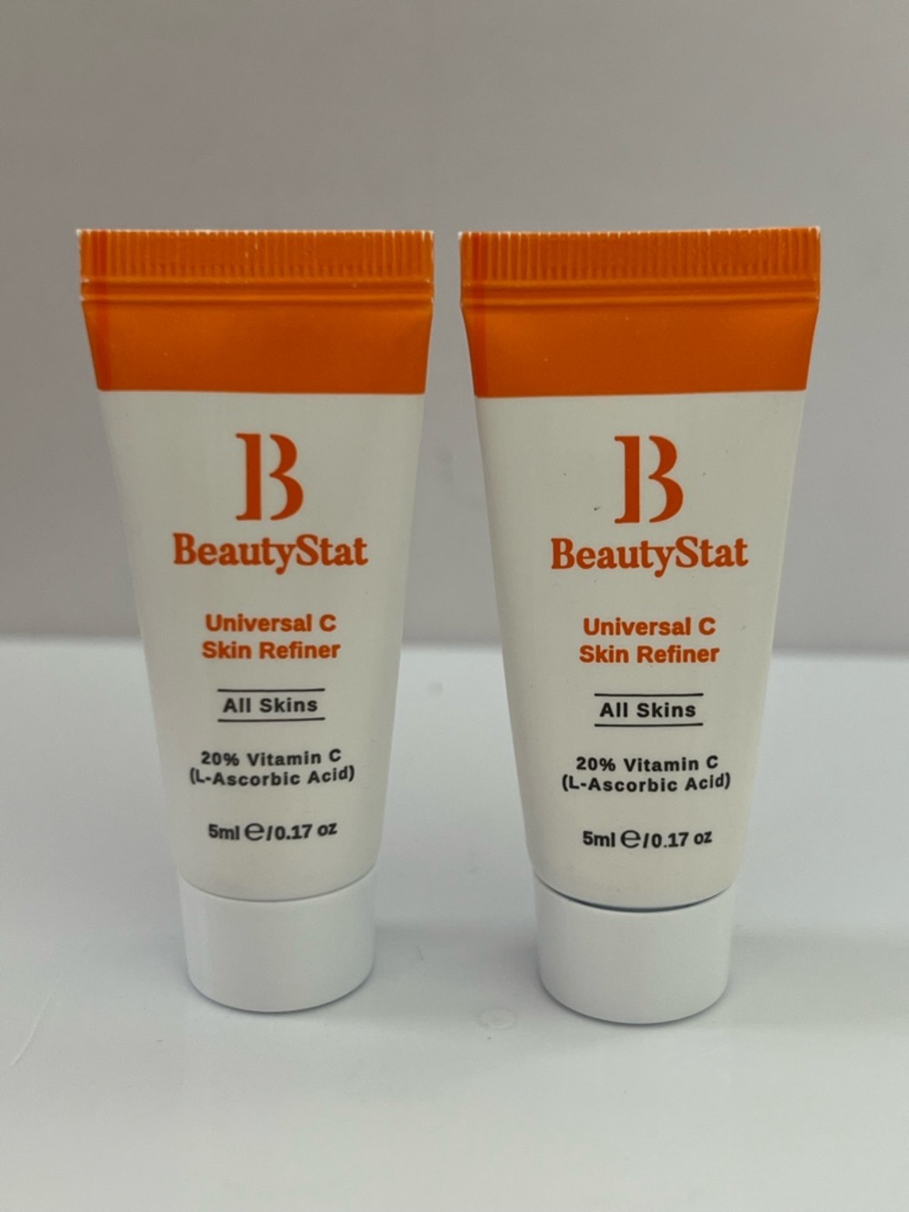 2 x BeautyStat Universal C Skin Refiner 5ml/.17 fl oz each, New